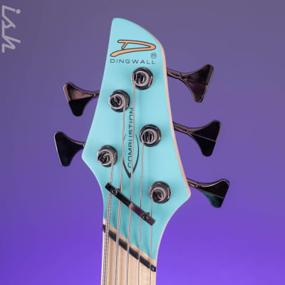 Dingwall NG-3 5-String Bass Guitar Matte Celestial Blue image 5