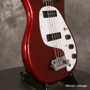 Guild SB-202 Bass  1982 Candy Apple Red image 7