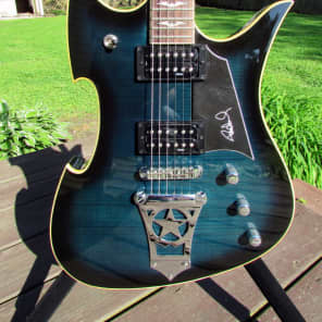 Washburn PS600 Blue Burst Paul Stanley Signature KISS | Reverb