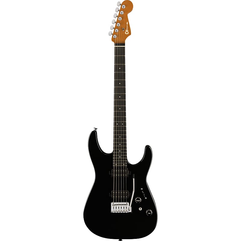 Charvel Pro-Mod DK24 HH 2PT EB Black - Electric Guitar image 1