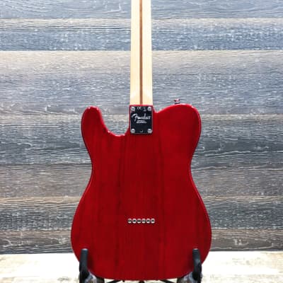 Fender American Professional Telecaster Crimson Red Transparent Electric Guitar w/Case image 3