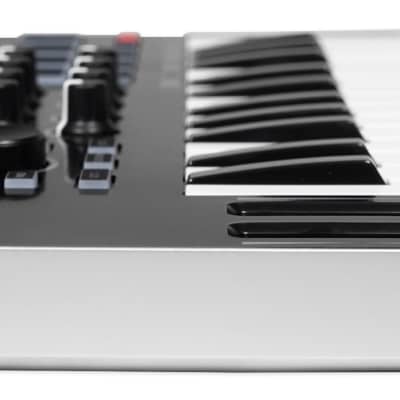 Samson Graphite M25 25-Key USB MIDI Keyboard Controller+Dual Shelf Studio Stand image 13