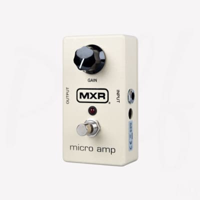 MXR M133 Micro Amp Booster Effects Pedal BUNDLE with AC/DC