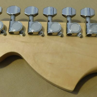 Hosco Stratocaster Telecaster Deluxe 70s one piece Maple Neck-Big Headstock with Kluson Tuners image 9