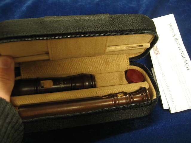 Moeck  Model 4101 "Rottenburgh" Sopranino Recorder in Stained Maple image 1