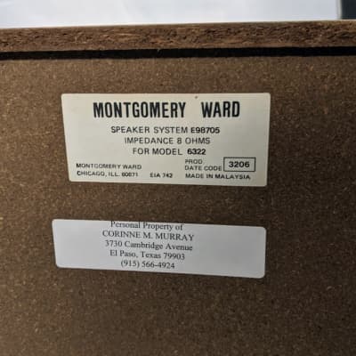 Ultra Rare Vintage Montgomery Ward Gen 6322 AM/FM Stereo Receiver System image 16