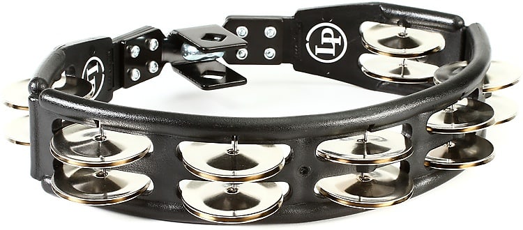 Latin Percussion Cyclops Mountable Tambourine - Black with Steel Jingles image 1