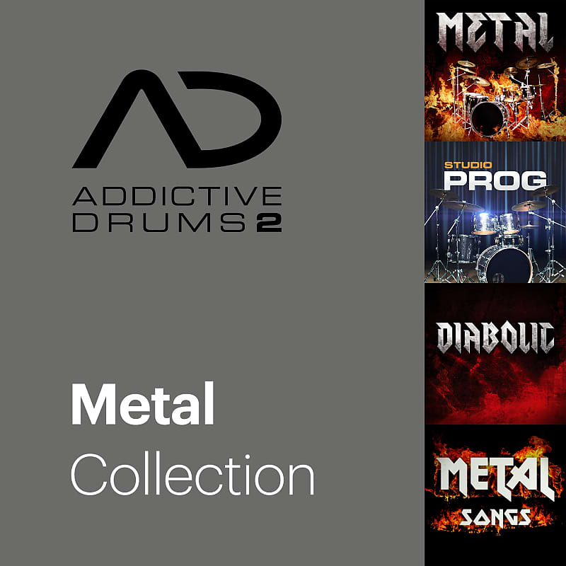 New XLN Audio Addictive Drums 2 Metal Collection MAC/PC VST AU AAX Software - (Download/Activation Card) image 1