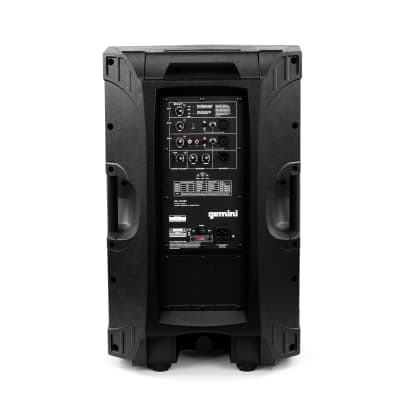 GD-L115BT: 1,000 Watt LED Light Up Active Bluetooth PA System, Class D Amplifier and Built in 3-Channel Audio Mixer image 3
