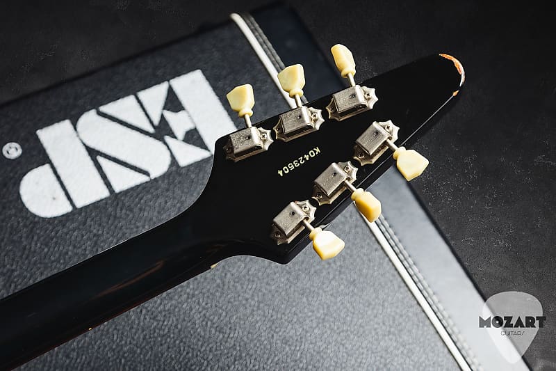 ギター ESP Navigator Custom Order Flying V 1980s ESP Navigator Custom Flying V N-FV Sparkle Purple