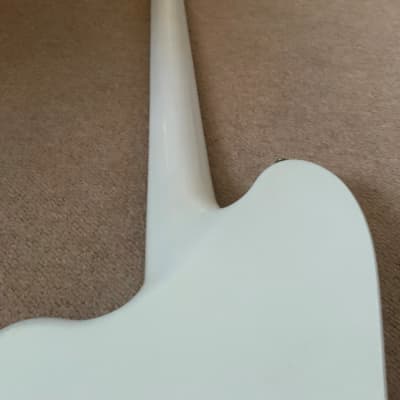 Italia  Imola GP Bass Guitar, Prism White image 10