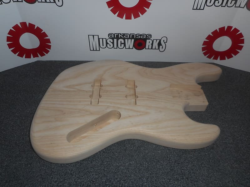 WD Fender Licensed Body For Jazz Bass, Swamp Ash, UNFINISHED Reverb