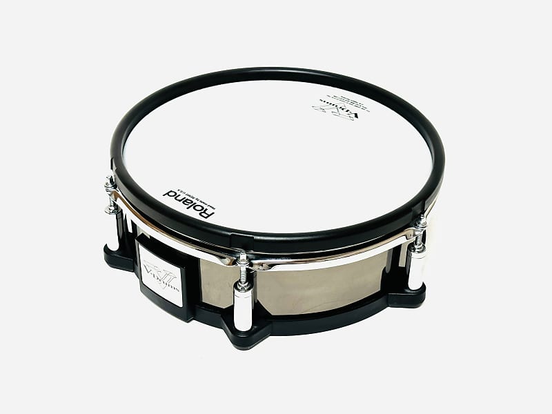 Roland PD-128S-BC 12” Black Chrome Mesh Snare Pad PD128 | Reverb