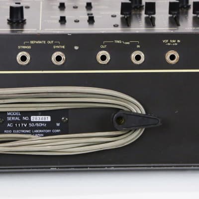 1980 Korg Delta DL-50 Vintage Analog Synthesizer 49-Key Polyphonic Synth Strings Keyboard Analog String Machine Rare image 14
