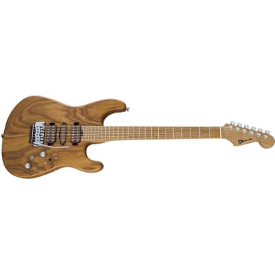 Charvel Guthrie Govan USA Signature HSH Guitar, Roasted Flame Maple Fingerboard, Caramelized Ash image 5