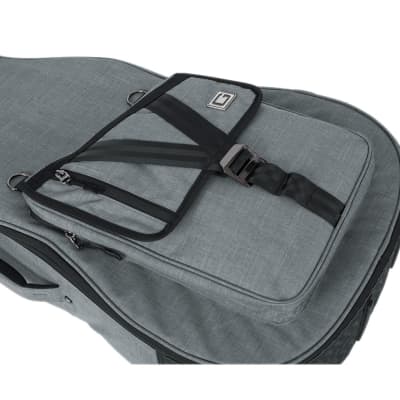 Gator Cases GT-ACOUSTIC-GRY Transit Acoustic Guitar Bag - Light Grey - Open Box image 4