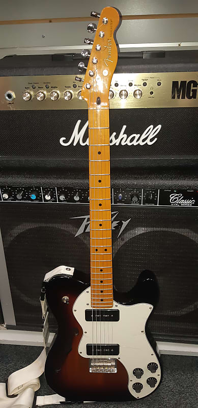 Fender Modern Player Telecaster Thinline Deluxe 2015 - Sunburst image 1