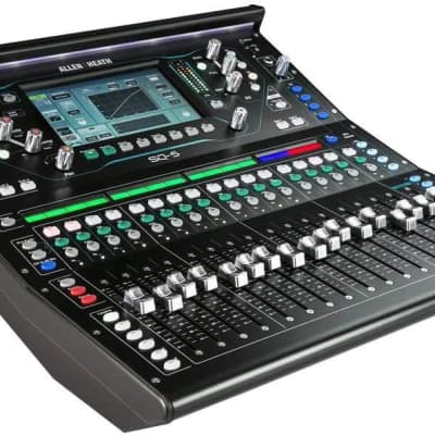 Allen & Heath SQ-5 Digital Mixer, 48 Input Channels, 7" Capacitive Touchscreen, Automatic Mic Mixing, 32×32 USB Audio Interface, Black image 2