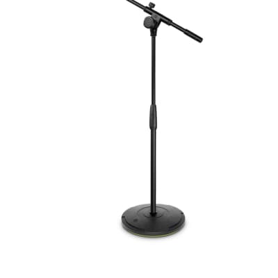Gravity Touring Series Short Microphone Stand, Round Base and 2-Point Adjustable Telescoping Boom image 3
