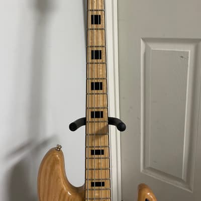 Used Austin AJB300N 4 String Electric Bass - Natural image 3