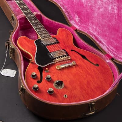 1960 Gibson ES-345 TDC Left Handed Lefty Rare PAF Vintage w/ OHSC & Case Candy image 9