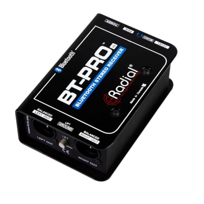 Radial Engineering BT-Pro V2 Stereo Bluetooth Phantom Powered Direct Box XLR Out image 2