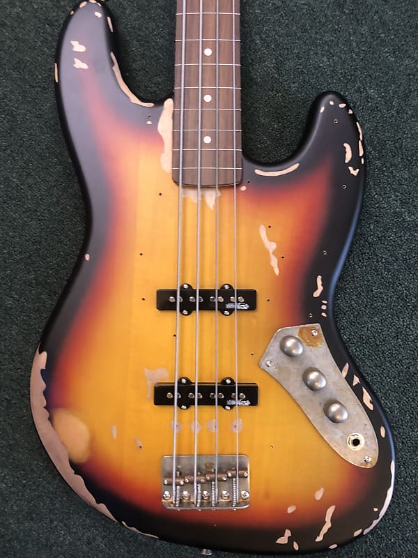 Vintage Icon V74 “Jaco” Fretless Electric Bass 2022 Relic | Reverb