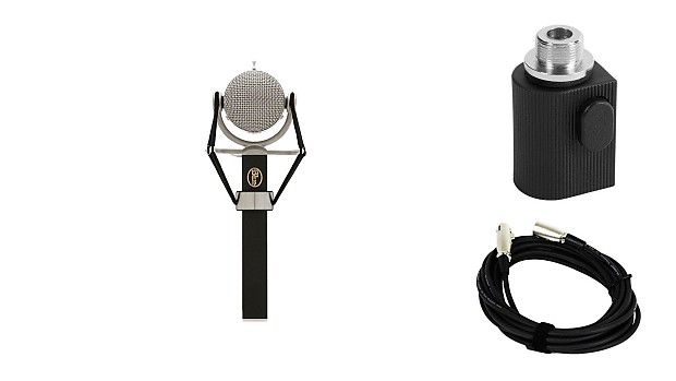 Blue Microphones Dragonfly w/ On-Stage QK-10B Quick Release Adapter & XLR Cable image 1
