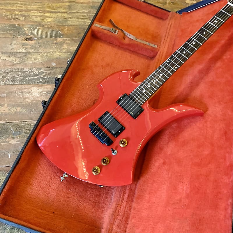 B.C. Rich Mockingbird c 1989 cardinal Red original vintage