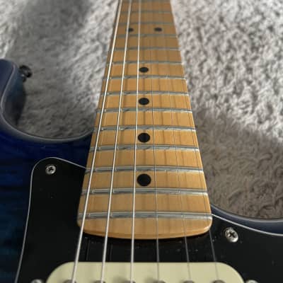 Fender Player Stratocaster HSS Plus Top 2019 Blue Burst Special Edition Guitar image 9