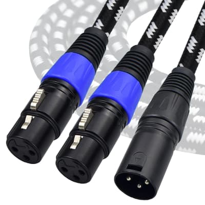 1.5M Dual Rca Male to Xlr Male Cable 2 Xlr to 2 Rca Plug Adapter Hifi Cable  & Dual Female Xlr to Rca Cable