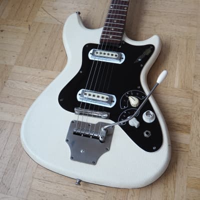 Klira Triumphator Ohio guitar ~1965 white tolex cover - made in Germany image 3