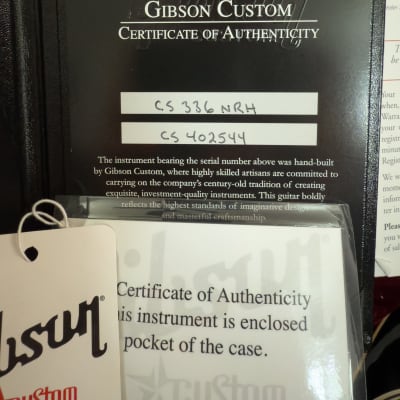 Gibson CS-336 (1 of 1) 2015 - black W/OHSC & Paperwork ES-336 image 15