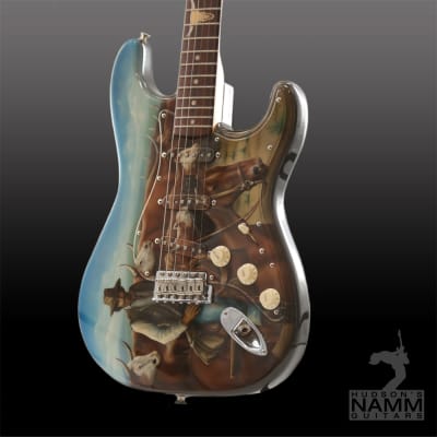 2011 Fender Custom Cowboy & Cattle Strat NOS Todd Krause Masterbuilt Hand Painted by Dan Lawrence NEW! image 2