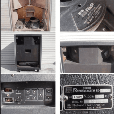 Roland Roland Revo RD-150L 1978 Black Vintage Leslie Speaker image 12