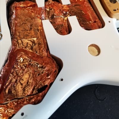 Fender Player Strat Partscaster, USA Hardware, Noiseless Pups, Custom Pickguard & Marilyn Monroe Neck Plate, Polar White image 16