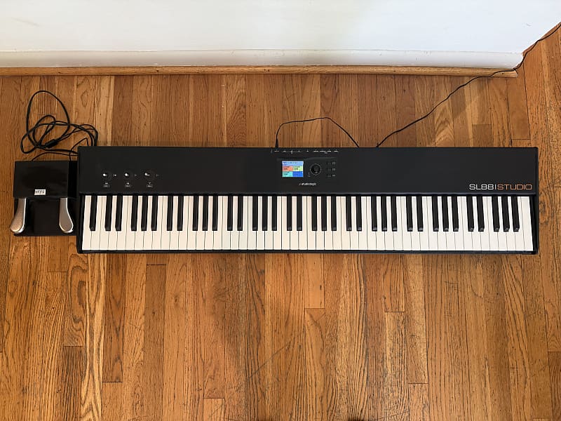 Studiologic SL88 Studio Hammer Action 88-Key MIDI Controller 2010s - Black image 1