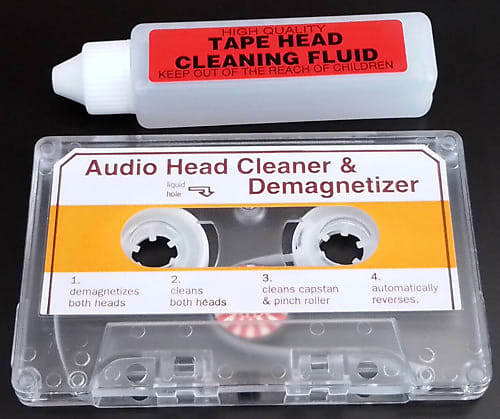 Tape Head Cleaner &amp; Demagnetizer For Nakamichi, Teac, Pioneer, Sony, Akai, Denon, Aiwa, Technics, Marantz, Toshiba, JVC, Sharp Cassette Tape Recorder Player  			