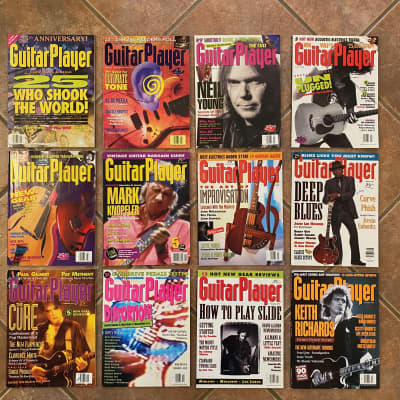 1996 Guitar player magazine complete set 12 issues 12 issues | Reverb