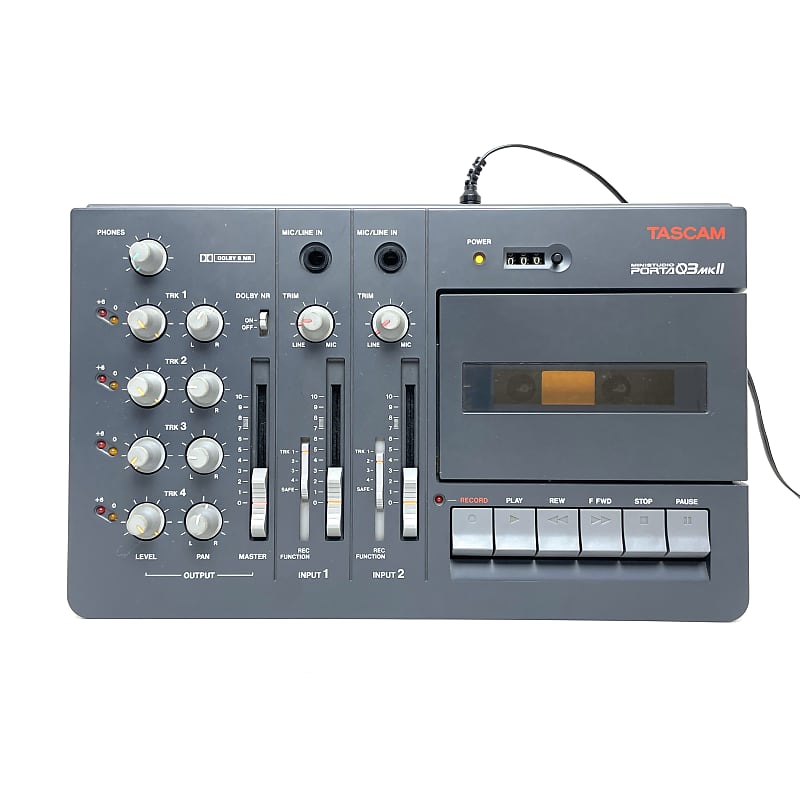 8/4処分予定【新品】TASCAM MINISTUDIO PORTA03MKⅡ TASCAM PORTA 03 Ministudio MKII Analog Cassette Recorder