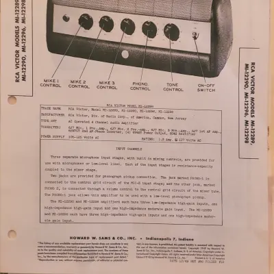 1951 RCA M-12296 - 25W Tube Amplifier image 15