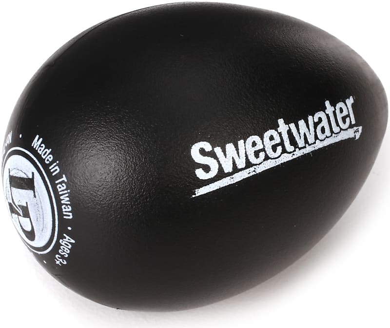 Latin Percussion Sweetwater Egg Shaker - Black (2-pack) Bundle image 1