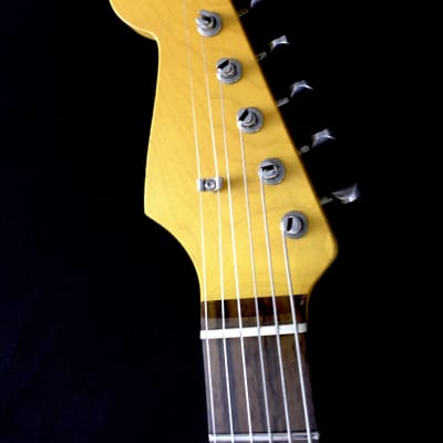 LEFTY! Custom Relic ST62 Fender Stratocastder Body Amber  Nitro Lacquer Neck Sunburst Stratocaster Aged Guitar 7.8 lb image 2