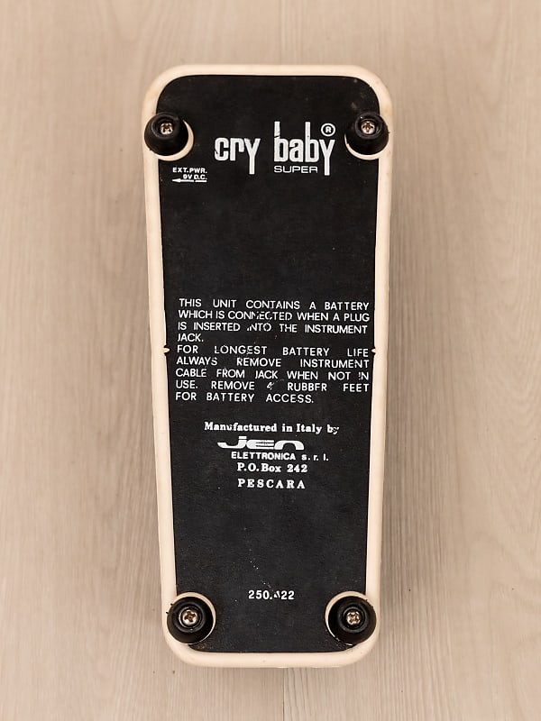 ギター JEN ELETTRONICA MISTER CRY BABY SUPER JEN mister cry baby super wah&Volume Pedal True Bypass