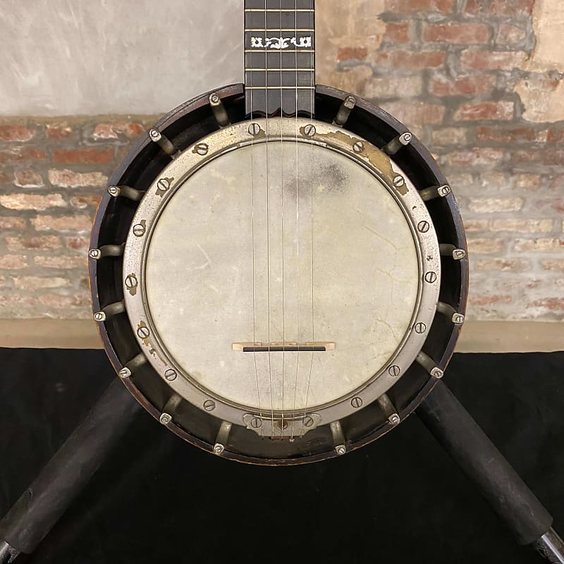 T. Boston 1890s Zither Banjo w Gig Bag