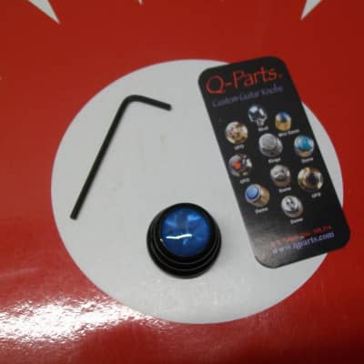 Q-PARTS RINGO KNOB - GREEN PEARL ON BLACK - #KDBR-0669 | Reverb
