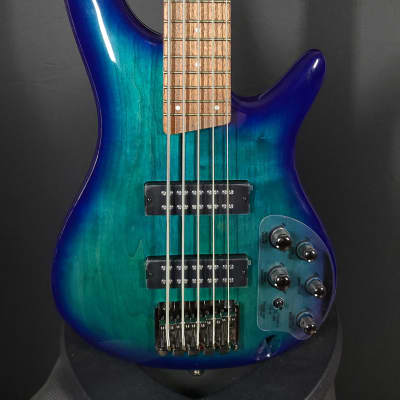 Ibanez SR375E-SPB Sapphire Blue 5-String Bass Guitar #407 image 3