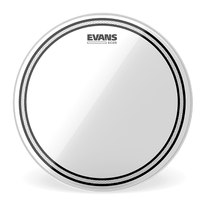 Evans TT15EC2S EC2 Clear Drum Head - 15"