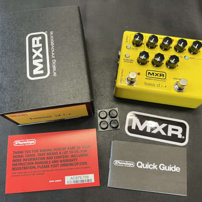 MXR M80 Bass DI + Preamp Pedal Limited Edition 2022 - Yellow New! image 1
