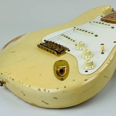 Fender Custom Shop Cunetto Relic Stratocaster, '57 RI Mary Kaye, Lowest Serial Number Available! 1995 - Blonde image 11